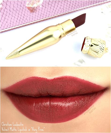 very prive christian louboutin lipstick dupe|christian louboutin lipstick shades.